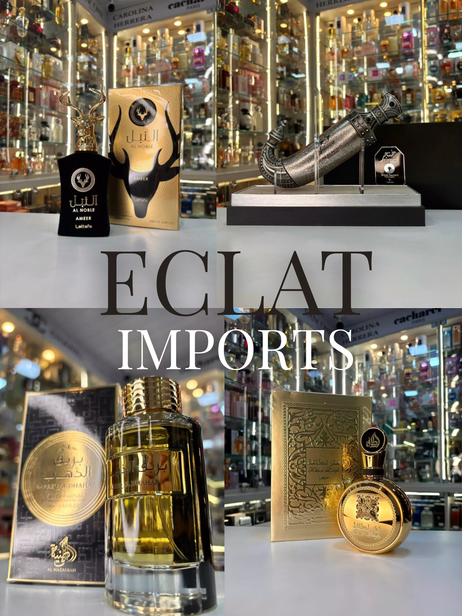 PROMOÇÃO COMPRE 1 LEVE 4 – Coleção Árabe Masculina Buri Khalifa – Queima de Estoque Black Friday! 🔥 – 100ml Cada