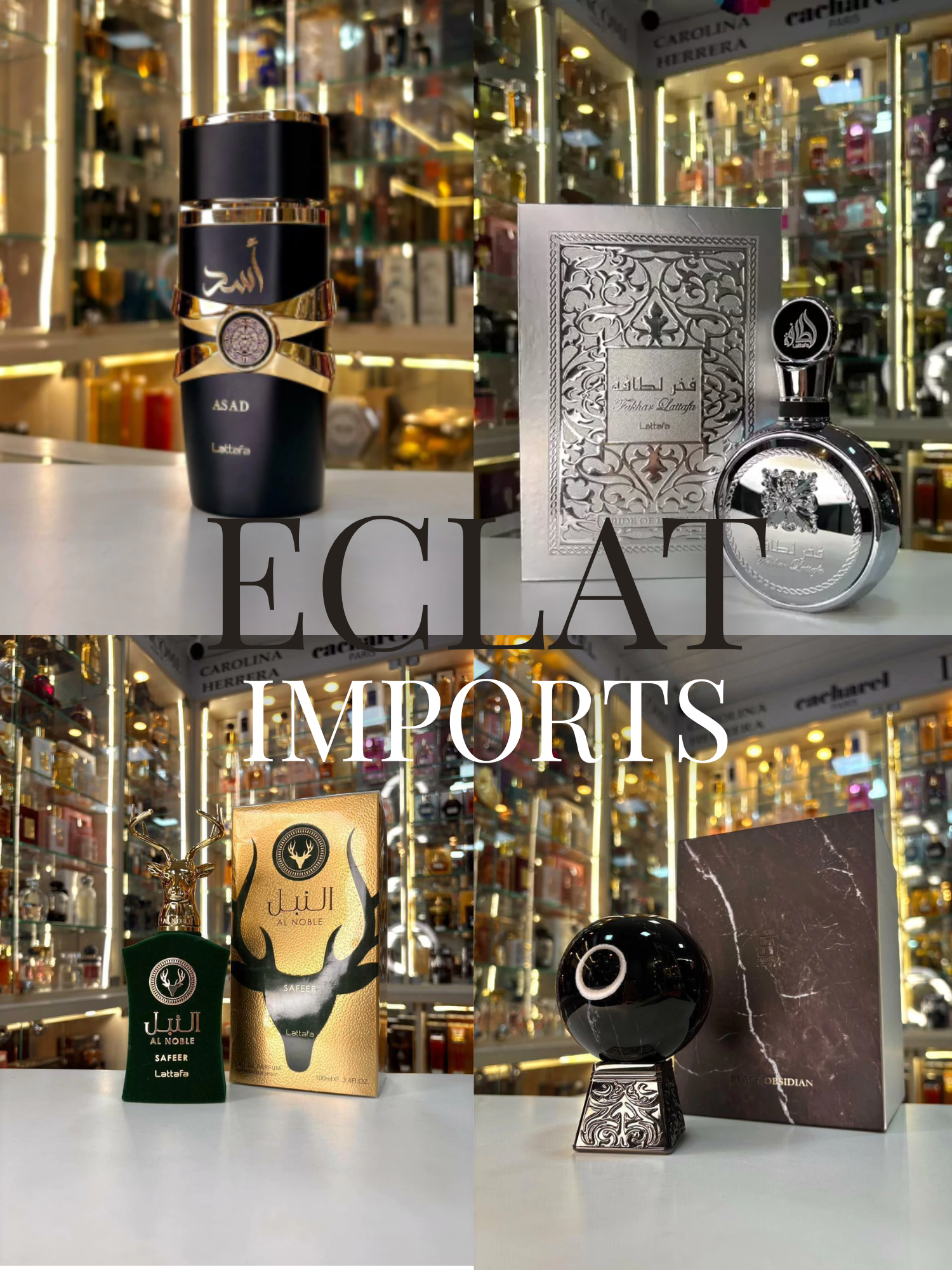 PROMOÇÃO COMPRE 1 LEVE 4 - Coleção Árabe Masculina Wild Mall - Queima de Estoque Black Friday!🔥 100ml Cada