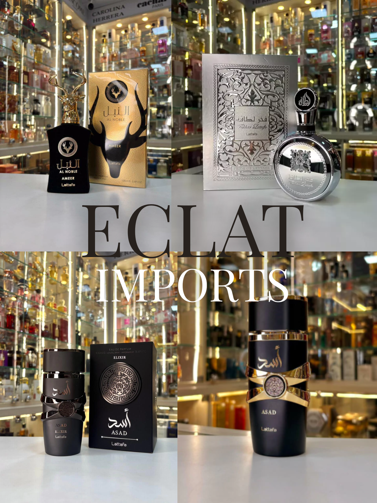 PROMOÇÃO COMPRE 1 LEVE 4 – Coleção Árabe Masculina Buri Khalifa – Queima de Estoque Black Friday! 🔥 – 100ml Cada